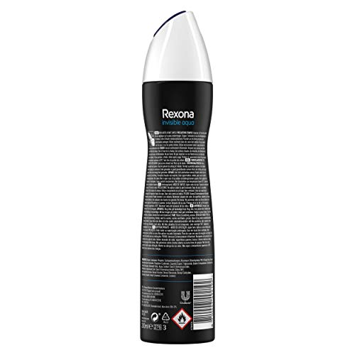 Rexona Invisible Desodorante Aerosol Antitranspirante para mujer Aqua  200ml