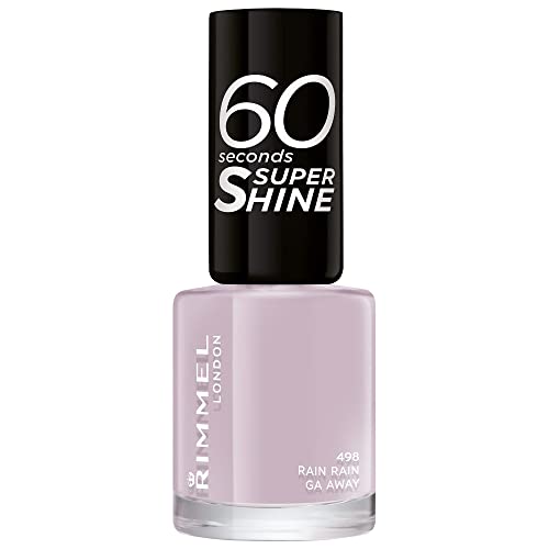 Rimmel London 60 segundos Shine Súper Rita Ora Shades verano Esmalte de Uñas, Rain Rain Go Away - 8 ml