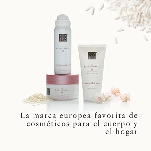 RITUALS Cesta Regalo para Mujeres del Ritual of Sakura, Trial Set - Con Leche de Arroz y Flor de Cerezo - Propiedades Nutritivas y Reparadoras para la Piel