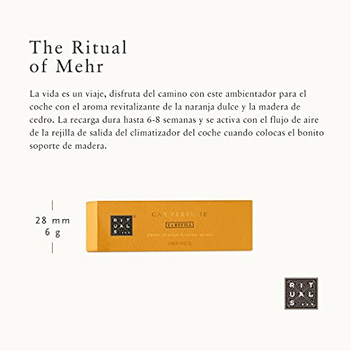 RITUALS The Ritual of Mehr Recambio de Ambientador de Coche, 6 g