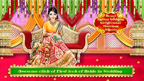 Royal Indian Wedding Girl Arrange Marriage Rituals - Indian Celebrity Wedding Salon - Indian Arranged Marriage Game