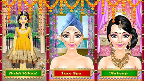 Royal Indian Wedding Girl Arrange Marriage Rituals - Indian Celebrity Wedding Salon - Indian Arranged Marriage Game