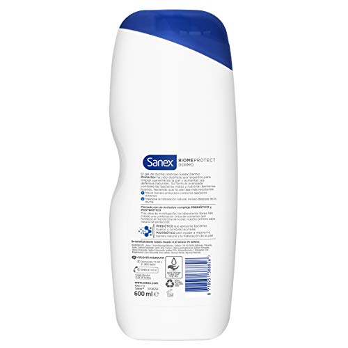 Sanex Biome Protect Dermo Protector Gel de Ducha, 600ml