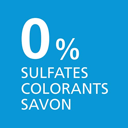 SANEX - Gel de ducha para niños sin jabón cero, 0 % (0 %), cuerpo y pelo - Sin colorantes - Fórmula respetuosa con la piel y respetuosa con el medio ambiente - Pack de 6 x 500 ml