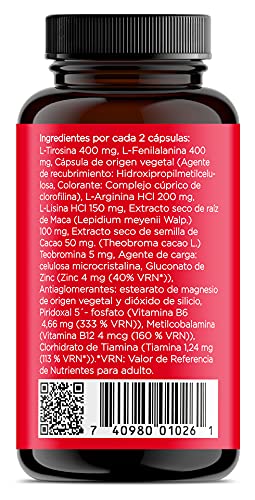 Sapientia Stamina Nootrópico 100% natural que ayuda a potenciar la MOTIVACIÓN y la ENERGÍA VITAL