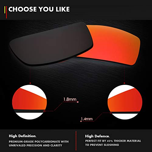 Saucer Lentes de repuesto para gafas de sol Oakley Latch, (High Defense - Hd Ocean Polarized), Talla única