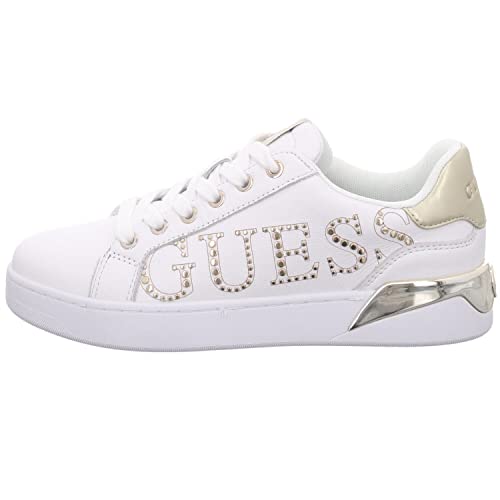 Scarpe Donna Sneaker Guess Rorii in Pelle Bianco D22GU30 FL7RORELE12 39