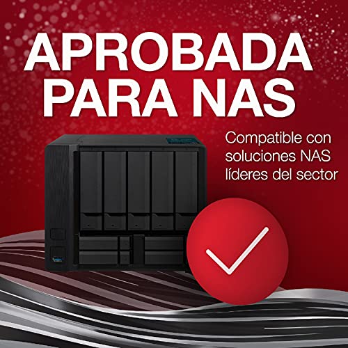 Seagate IronWolf, 4 TB, NAS, Disco duro interno, HDD, CMR 3,5" SATA 6 GB/s, 5900 RPM, caché de 64 MB para almacenamiento conectado a red RAID, 3 años de Rescue, Paquete Abre-fácil (ST4000VNZ08)