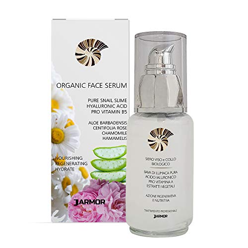 serum facial baba de caracol y ácido hialurónico Aloe Antiedad y Antiarrugas Para Rostro Jarmor 50ml