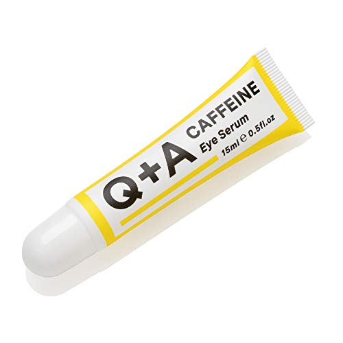 Sérum para el contorno de ojos con cafeína Q+A. Un sérum para el contorno de ojos que mejora la circulación y descongestiona la zona de la ojera. 15 ml/0,5 fl.oz