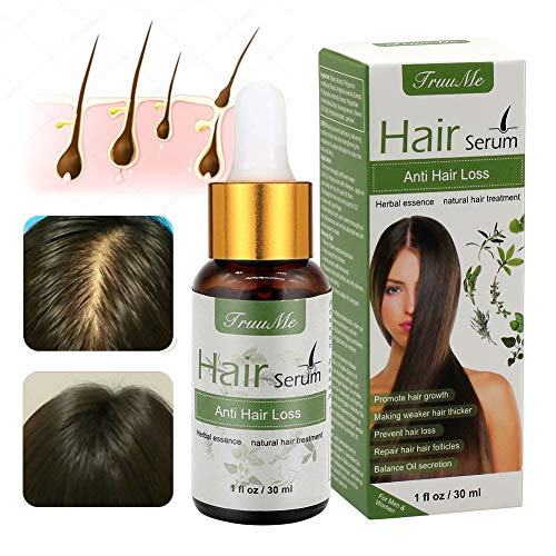 Serum Pelo, Hair Growth Serum, Serum Crecimiento Cabello, Esencia de Hierbas Naturales, Para Adelgazamiento del Cabello, Engrosamiento y Regeneración, Para un Rápido Crecimiento del Cabello