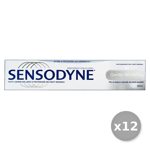 Set 12 SENSODYNE Pasta de dientes GENTLE BLANQUEAMIENTO 100 ml Productos Para el Cara