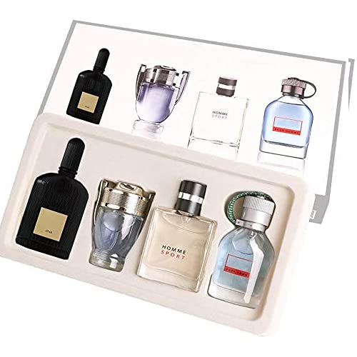 Set de Eau de Toilette para hombre, 25ml x 4PCS, portátil, para hombre, con fragancia, juego de perfume de colonia, perfume de larga duración, regalo para esposo, padre, novio