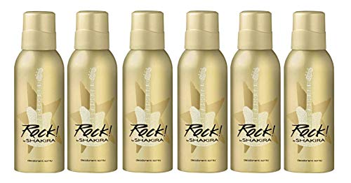 Shakira Rock Desodorante en spray para mujer 6 unidades de 150 ml