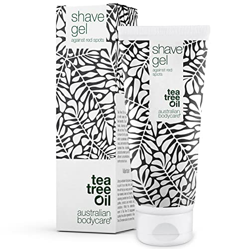 Shave Gel de Australian Bodycare para hombres, con aceite de árbol del té, 200 ml | Gel de afeitar sin espuma para un afeitado preciso | Previene sarpullidos y rozaduras del afeitado