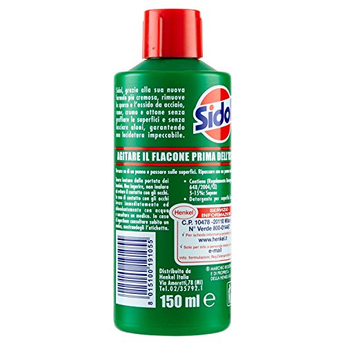 Sidol Abrillantador todos los metales sin arañazos, 150 ml