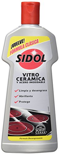 Sidol Vitrocerámicas Crema - 200 ml, paquete de 6