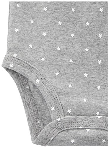 Simple Joys by Carter's Baby - Body de manga larga para bebé (5 unidades) ,Gris/Blanco ,24 Months