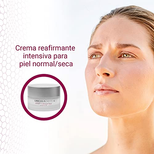 Singuladerm - XPERT Collageneur - Crema reafirmante intensiva - Disminuye arrugas - Aumenta colágeno - Día y noche - Piel normal / seca - 50ml