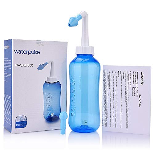 Sinus Rinse Nasing Irrigation, Limpiador de nariz, Limpiador de nariz para adultos y niños / niños Rinitis alérgica fría Enfermedad de la gripe de sinusitis, 300ml Neti Pot