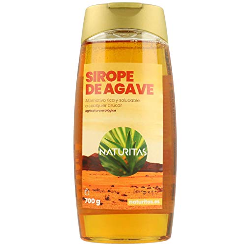 Sirope de Agave BIO 100% Puro con Antigoteo 700 g Naturitas | Prebiótico | Bajo índice glucémico | Alternativa al azúcar