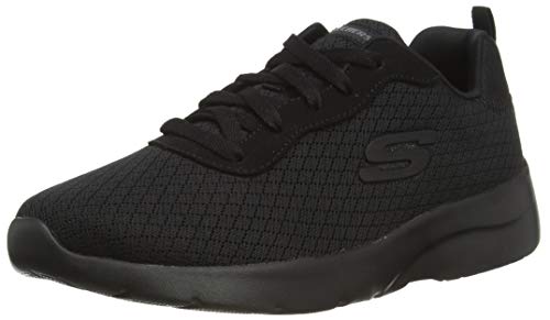 Skechers Dynamight 2.0 To Eye, Zapatillas Deportivas Mujer, Negro (BBK Black Mesh/Durabuck/Trim), 38 EU