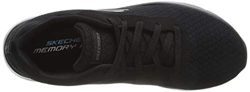 Skechers Dynamight 2.0 To Eye, Zapatillas Deportivas Mujer, Negro (BBK Black Mesh/Durabuck/Trim), 38 EU