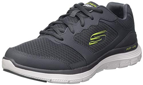 Skechers Flex Advantage 4.0, Zapatillas Hombre, Charcoal, 43 EU