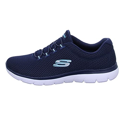 Skechers Summits - Zapatillas Deportivas, Mujer, Azul (Navy), 39 EU