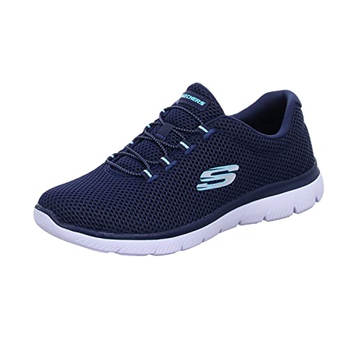 Skechers Summits - Zapatillas Deportivas, Mujer, Azul (Navy), 39 EU