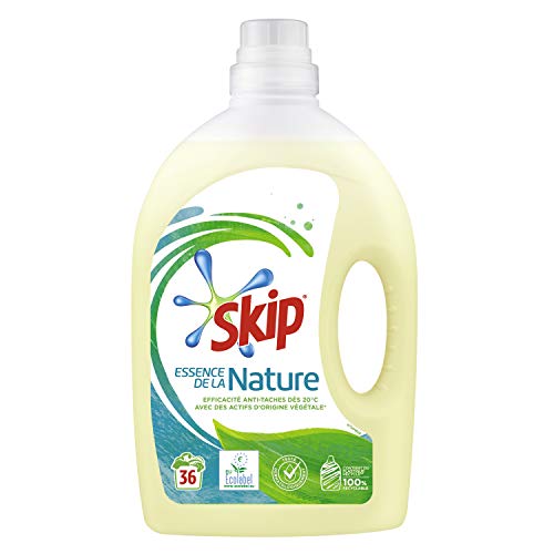 Skip Essence de la Nature Lessive Liquide Ecologique Ecolabel, 36 Lavages