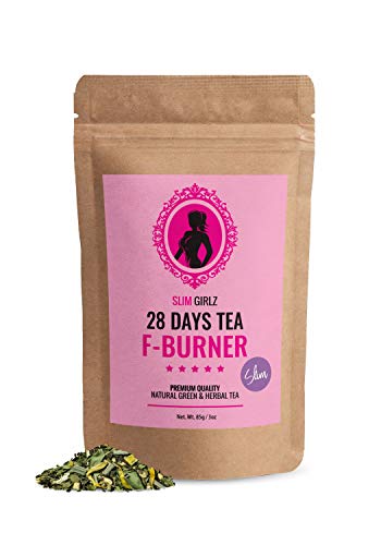 Slim Girlz Slim Tea 28 Days | Hoja suelta 85g | Té Adelgazante Para Mujeres | Té de Dieta y Para Pérdida de Grasa | Suplemento Dietético Natural Para Adelgazar | Para una Dieta Más Exitosa