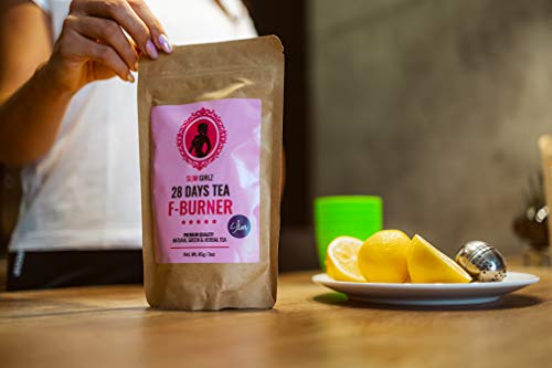 Slim Girlz Slim Tea 28 Days | Hoja suelta 85g | Té Adelgazante Para Mujeres | Té de Dieta y Para Pérdida de Grasa | Suplemento Dietético Natural Para Adelgazar | Para una Dieta Más Exitosa