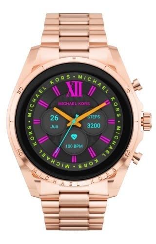 Smartwatch Bradshaw Para Mujer de Michael Kors, de 6 Generación en Tono Oro Rosa con Brazalete de Acero Inoxidable en Tono Oro Rosa, MKT5133