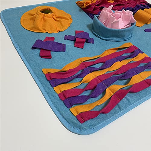 Snuffle Mat Alfombra Grande para Esnifar Mascotas, Manta De Comida Lenta para Gatos Y Perros para Aliviar La Fatiga, Paño De Fieltro Lavable A Máquina