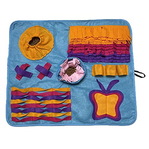 Snuffle Mat Alfombra Grande para Esnifar Mascotas, Manta De Comida Lenta para Gatos Y Perros para Aliviar La Fatiga, Paño De Fieltro Lavable A Máquina