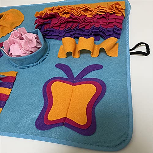 Snuffle Mat Alfombra Grande para Esnifar Mascotas, Manta De Comida Lenta para Gatos Y Perros para Aliviar La Fatiga, Paño De Fieltro Lavable A Máquina