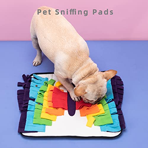 Snuffle Mat Almohadilla para Snuffle para Mascotas, Manta De Comida Lenta para El Entrenamiento De Habilidades De Forrajeo De Perros Y Gatos, Estera del Animal Doméstico del Alivio De La Fatiga