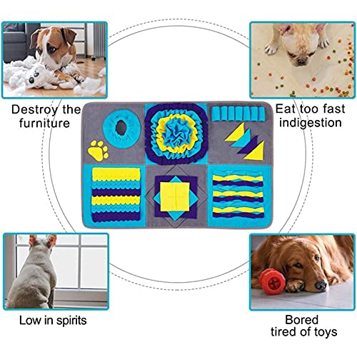 Snuffle Mat Manta De Comida Lenta para Mascotas, Tapete para Perros Y Gatos para Aliviar La Fatiga, Fácil De Limpiar