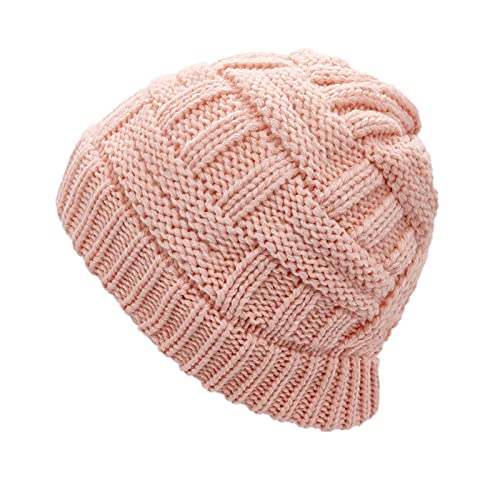 Sombrero Invierno Gorros de Punto Gorras para Mujeres Crochet Cálido Suave Sombreros de Esqui