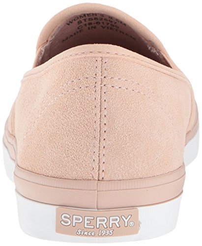 Sperry Women's Seaside Suede Sneaker, Rose dust, M 110 Medium US