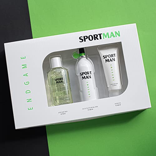 Sportman Endgame Estuche de Regalo para Hombre EdT 150ml + After Shave 75ml + Gel Baño 100ml