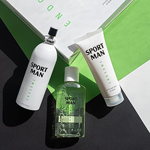 Sportman Endgame Estuche de Regalo para Hombre EdT 150ml + After Shave 75ml + Gel Baño 100ml