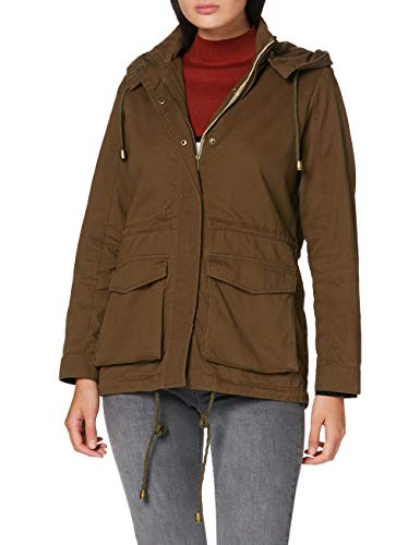 Springfield 3.Gym.Parka-C/21 Abrigo, Verde (Green 21), 40 (Tamaño del Fabricante: 40) para Mujer