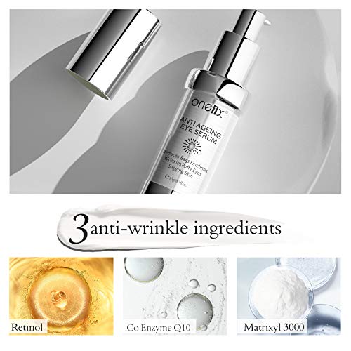 Suero de ojos antienvejecimiento / Crema de ojos para arrugas y líneas finas, Crema de reparación de ojos para bolsas de ojos con hinchazón de ojeras, Crema de ojos hidratante natural 15 ml