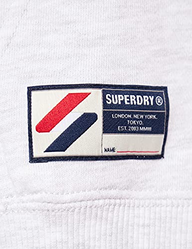 Superdry Code Essential Hood Sudadera con Capucha, Ice Marl, M para Mujer