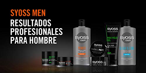 Syoss -Gel Power Hold, 6uds de 250ml (1.500ml), 48h de peinado bajo control, Efecto brillante, Sin siliconas, Cabello como recién salido de la peluquería