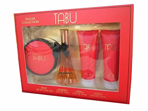 TABU ESTUCHE COLONIA 75 VAP + TALCO 50 GRS. + GEL 74 ML. Y BODY MIL 74 ML.