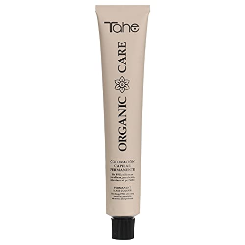 Tahe Organic Care Coloración Capilar Permanente de Larga Duración para el Cabello Sin Amoniaco Libre de PPD 100 ml, Tono 6.23