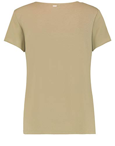 Taifun - Blusa de manga corta para mujer, diseño con texto en inglés Deep Forest - Frambuesa S